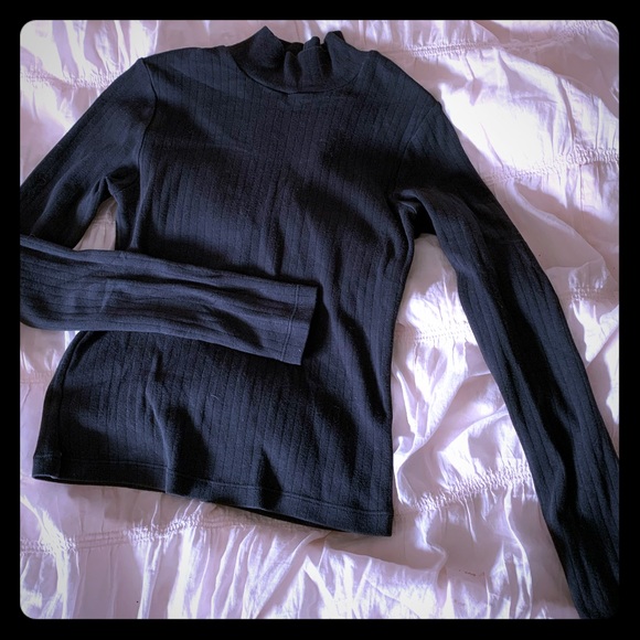 Black American Apparel Turtleneck - Picture 1 of 2